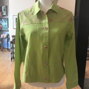 Mureli Two-Piece Tropical Pantsuit Size M